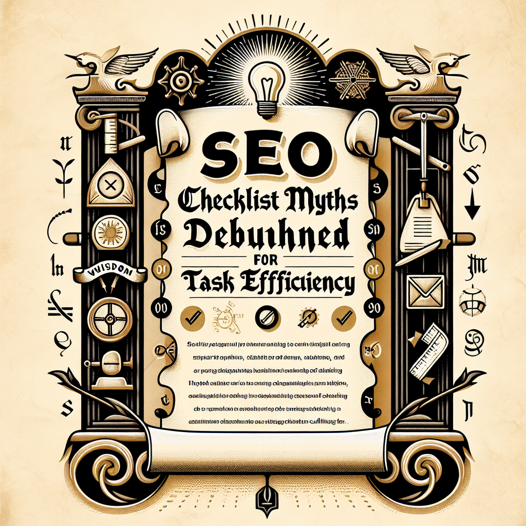 SEO checklist - SEO Checklist Myths Debunked for Task Efficiency