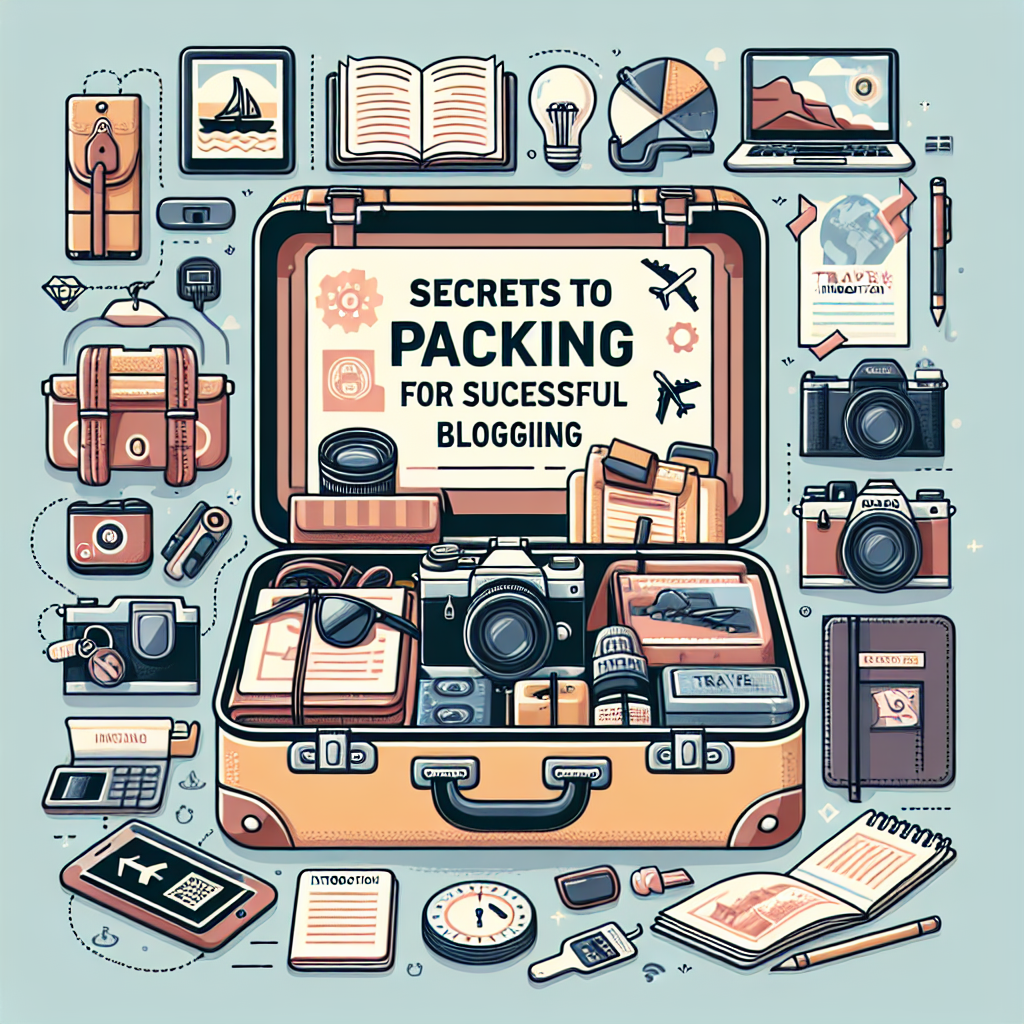 travel blogging - Secrets to Packing for Successful Travel Blogging